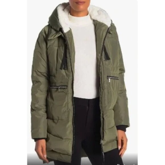 Bagatelle Sport Hood Layered Puffer Jacket - Picture 1 of 8